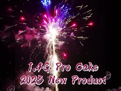 2025 pháo hoa 1.4 Pro Cake Fireworks 200 Shots New Item Cake Chất hoa lửa