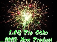 Chất lượng cao nóng 200 shot 1000G Cake Fireworks 1.4 Pro Cake Pyrotechnic Cho thị trường Mỹ 2025