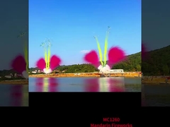 Nhà máy Trung Quốc Báo pháo hoa bánh ban ngày Báo pháo hoa khói màu