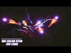 25 Shots Consumer Cake Báo hoa lửa Fan Shape Pyrotechnics 1.4g Un0336