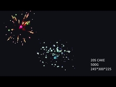 Trung Quốc tùy chỉnh xuất khẩu pháo hoa Salute chất lượng cao 20 shot Cake Fireworks