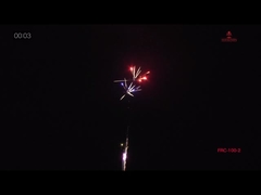 CE đánh dấu ngoài trời 100 shot bánh tiêu dùng pháo hoa cho lễ kỷ niệm sinh nhật