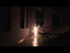 3m30s Silver Golden Stage Phố phun nước pháo hoa trong nhà lạnh Pyrotechnics trong nhà