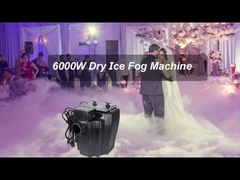 Máy sương mù 6000W Máy sương mù băng khô nằm thấp