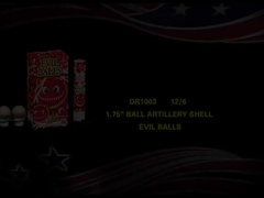 Mini Canister Artillery Shells Fireworks 1.75