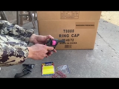 Đồ chơi mới nhất súng pháo hoa, 121 Mũ cao bồi 8 viên đạn Mũ vòng nhựa