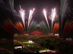 Nhà máy bán buôn chuyên nghiệp pháo hoa ban ngày Bánh bánh khói màu sắc Bánh pháo hoa