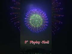 Nhập khẩu Pyrotechnics chuyên nghiệp 3 4 5 6 8 Inch Display Shells 1.3g Professional Fireworks