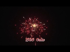 Pháo hoa bán buôn 1 inch 1.2 inch 139 phát Bánh pháo hoa tiêu dùng ngoài trời với dấu CE