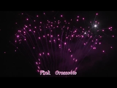 1.3G chuyên nghiệp pháo hoa bánh 180 shot tùy chỉnh lễ hội Giáng sinh Pink Crossette ngoài trời