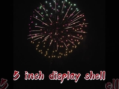 Nhà máy 1.3g chuyên nghiệp pyrotechnics quả bóng mốc vỏ pháo hoa 5 inch màn hình vỏ pháo