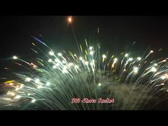 300 Shots Khả năng tùy chỉnh pháo hoa bánh ngoài trời 1.3G chuyên nghiệp màu sắc ban ngày pháo hoa