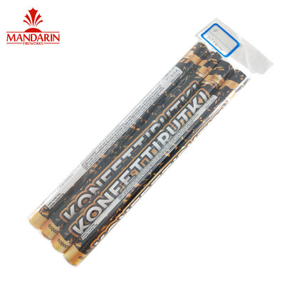 Multi Color Party Confetti Cannon Metallic Star Shaped Size Customized