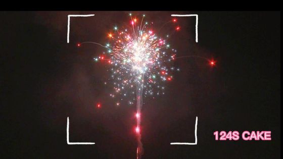 Nhà máy Trung Quốc bán buôn 124 shot bánh pháo hoa pháo hoa với hiệu ứng tuyệt vời