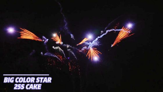 25 tấm Bánh tiêu dùng Pháo hoa Hình quạt Pháo hoa 1,4g Un0336