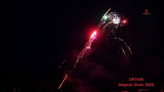 380 Shots Spit Beads Gia đình Pháo hoa Các loại Gói Pháo hoa