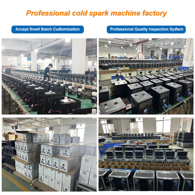 Liuyang 1300W 360 Rotation Dual Double Head Cold Sparkler Spinning Cold Spark Machine Spin Fireworks Stage Machine