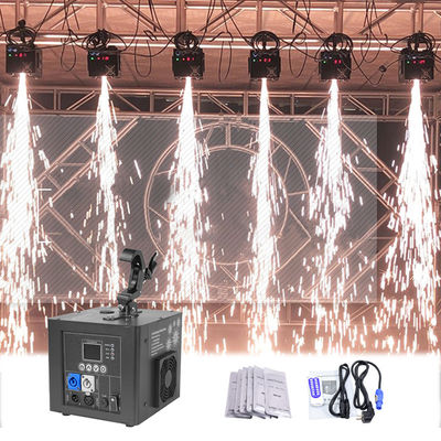 Máy phun lửa lạnh đảo ngược từ xa 800W Waterfall cho chế độ điều khiển rơi tia lửa DMX512/Remote