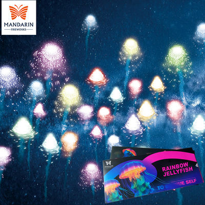 Trung Quốc Liuyang Nhà máy bán buôn Sky Shot màu sắc Rainbow Jellyfish pháo hoa Tác phẩm mới Fireworks Skyshots pháo hoa Pyrotechnics