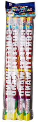 Pháo hoa giấy trái tim kim loại 35cm cho sinh nhật