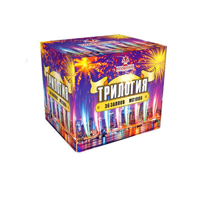 Mandarin Consumer Fireworks 36 Bắn ngoài trời Chào mừng Thiết kế bánh lớn Pháo hoa