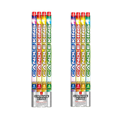 5 Shots Customisable Roman Candle Fireworks Pyrotechnics với 0.032 CBM cho lễ hội và lễ kỷ niệm
