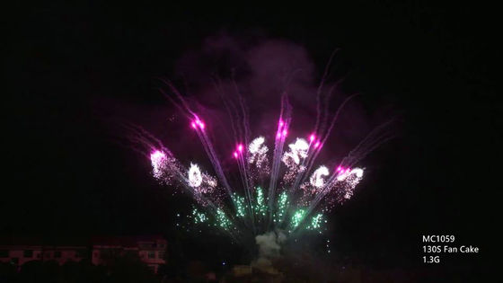 130 Đánh súng Lễ hội Giáng sinh bánh pháo hoa ngoài trời Pyrotechnics chuyên nghiệp