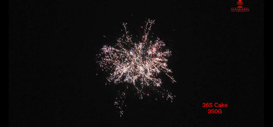 350G 36 Shot Cake Báo pháo hoa Phong trào pháo hoa có hiệu ứng tùy chỉnh cho vận chuyển quốc tế